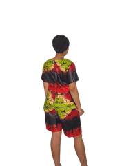 Tribal Adire Top and shorts