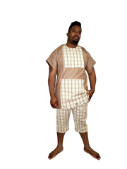Traditions Adire Top and shorts